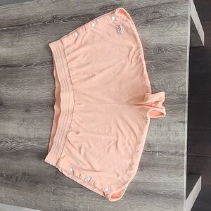 Nike French Terry Toweling Shorts Dolphin Retro Sporty in Orange Trance 3X